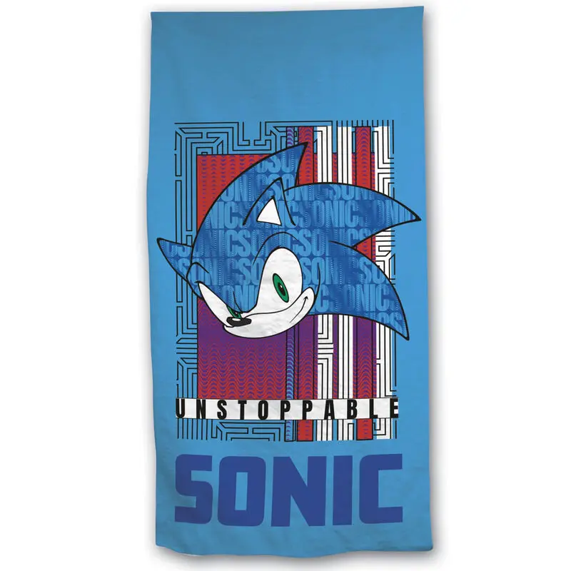 Sonic The Hedgehog microfibre beach towel product photo