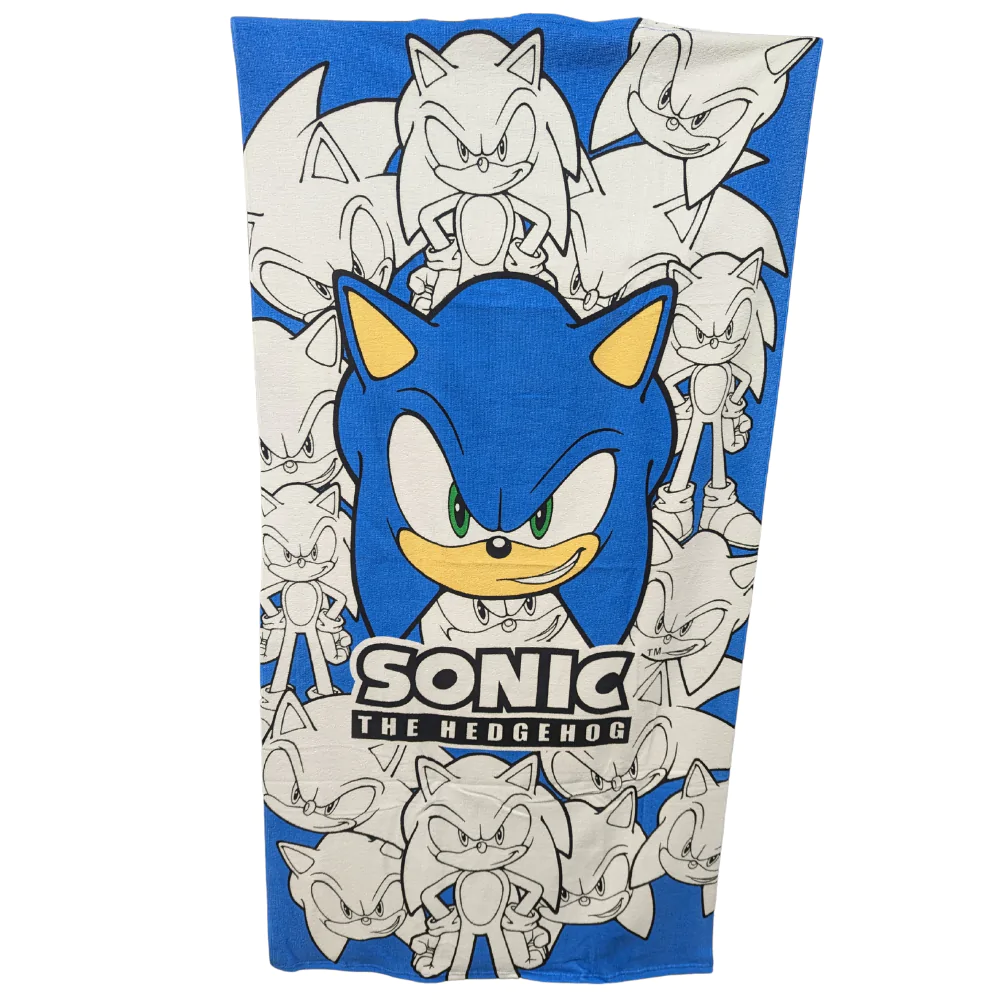 Sonic The Hedgehog microfibre beach towel product photo