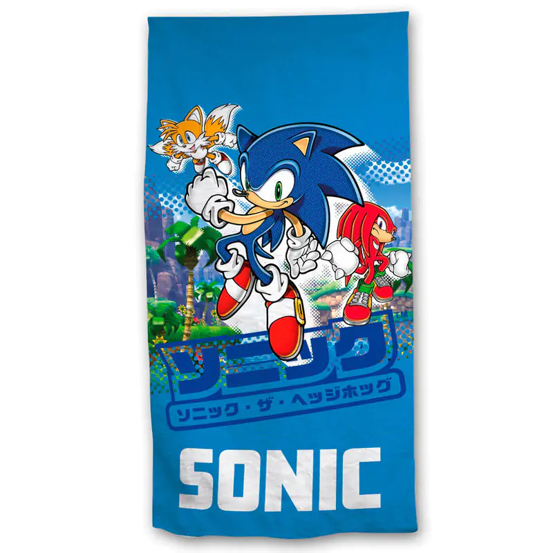 Sonic The Hedgehog microfibre beach towel product photo