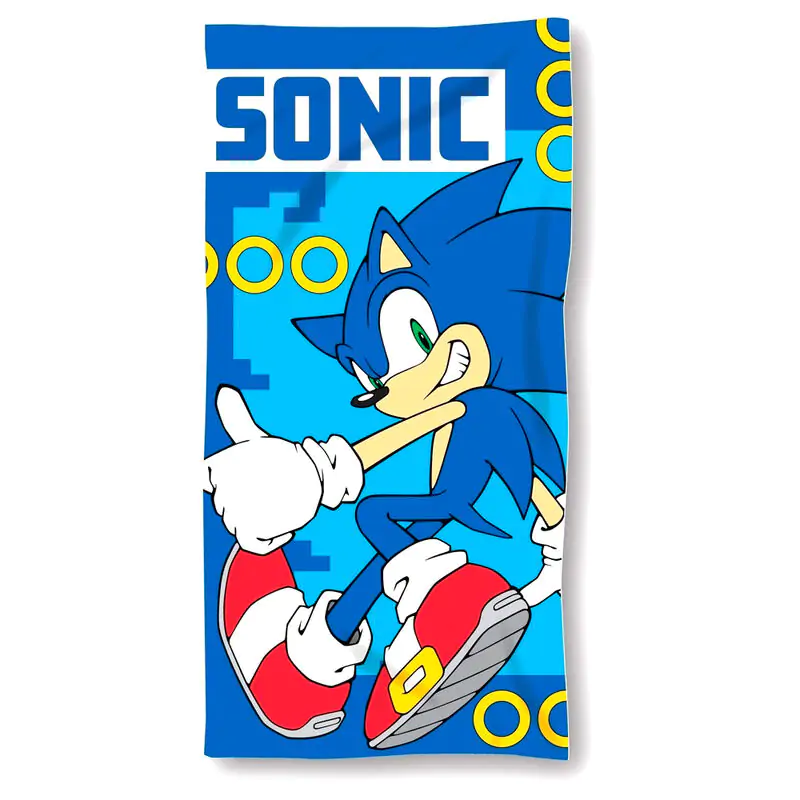 Sonic The Hedgehog microfibre beach towel termékfotó