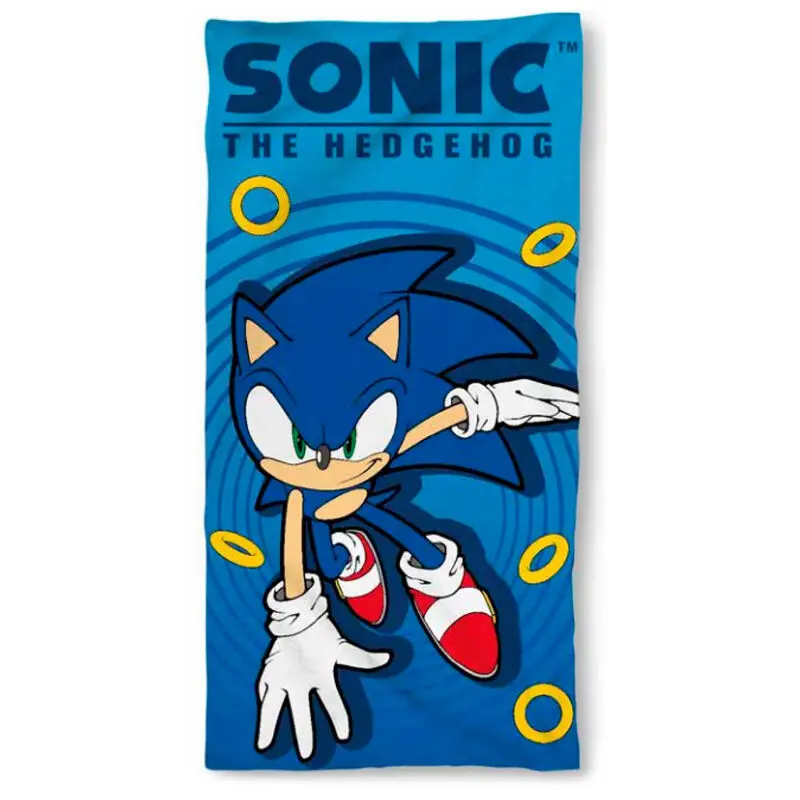 Sonic The Hedgehog microfibre beach towel termékfotó