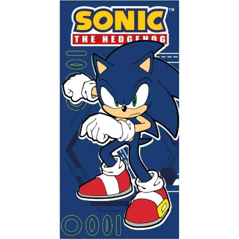 Sonic The Hedgehog microfibre beach towel termékfotó