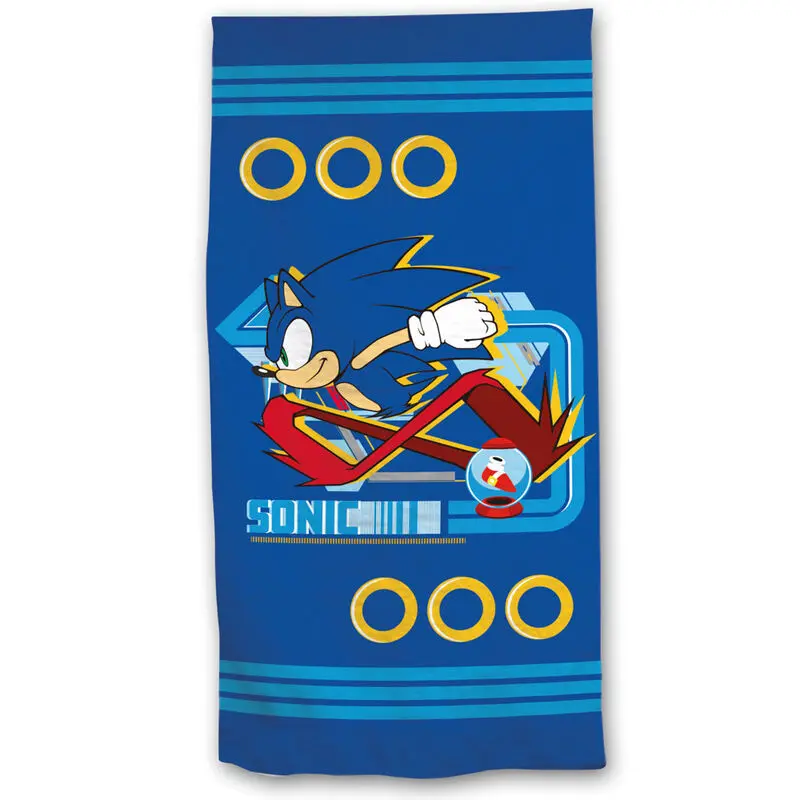 Sonic The Hedgehog microfibre beach towel product photo