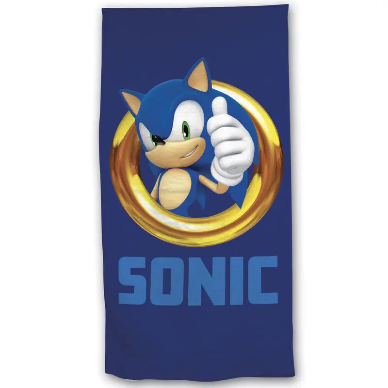 Sonic the Hedgehog microfiber beach towel product photo