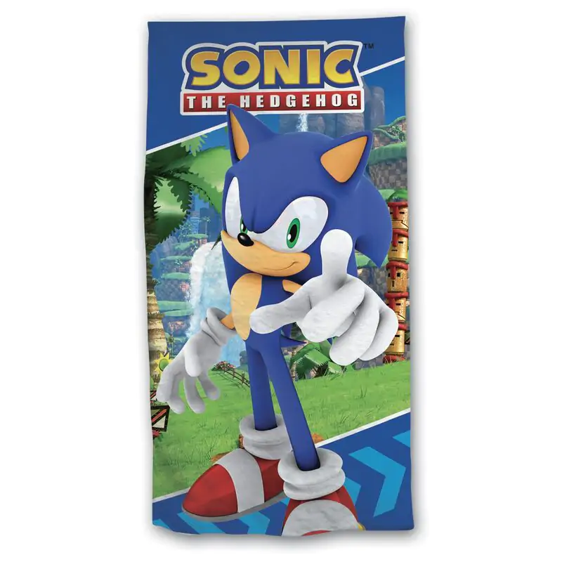 Sonic The Hedgehog microfibre beach towel termékfotó