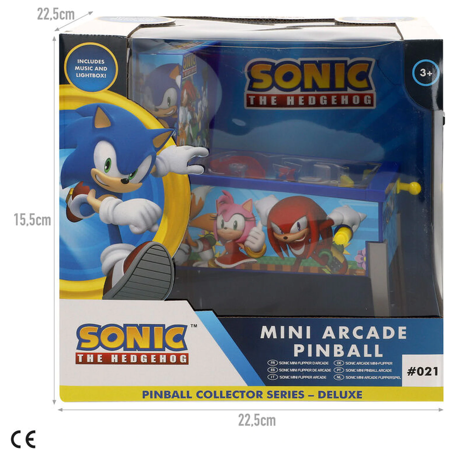 Sonic the Hedgehog mini arcade pinball product photo