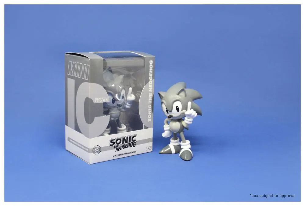 Sonic the Hedgehog Mini Icons Statue 1/6 Sonic Grey Edition 15 cm product photo