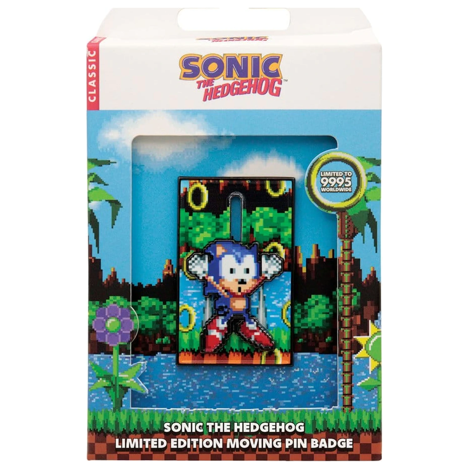 Sonic The Hedgehog Pin Badge Moving product photo