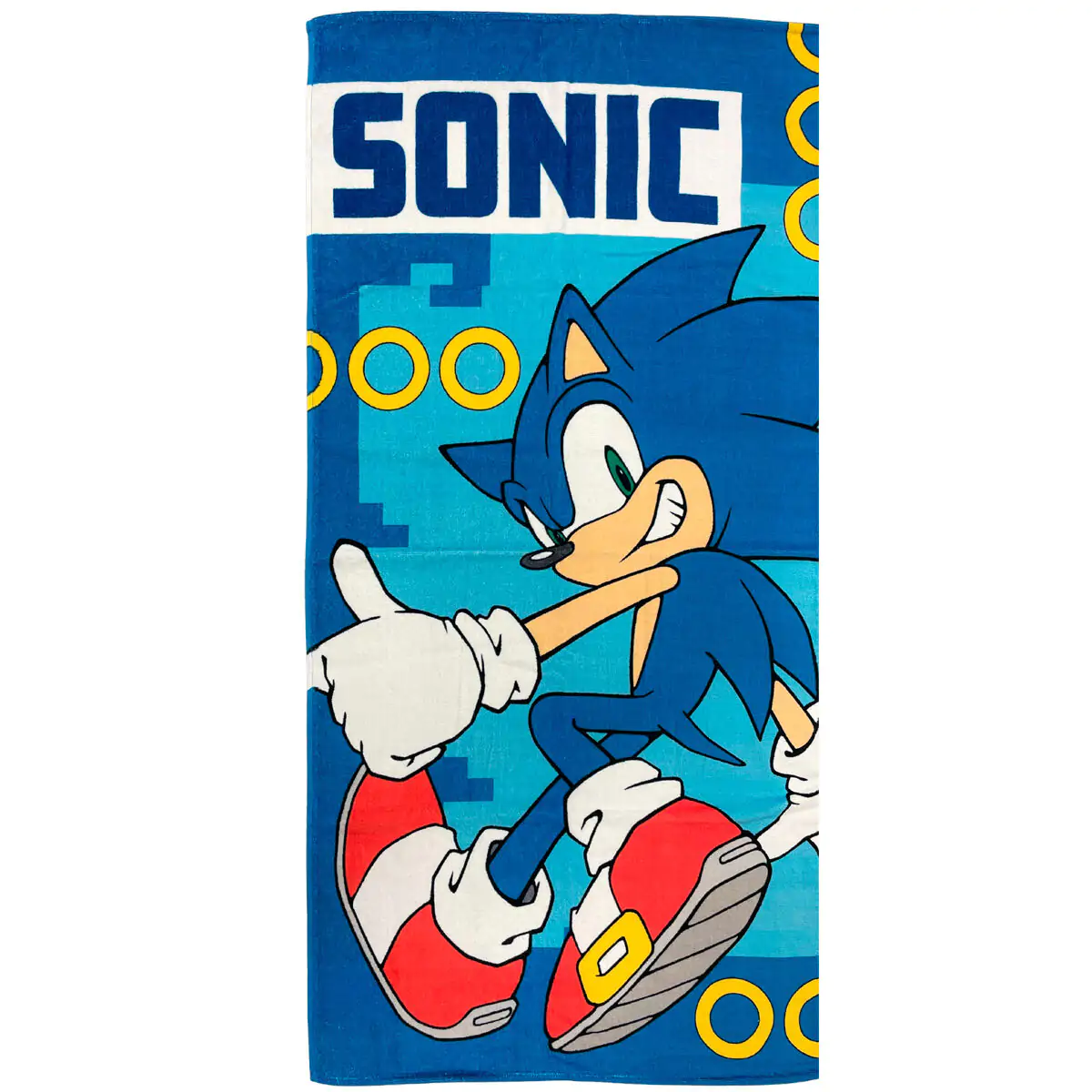 Sonic The Hedgehog cotton beach towel product photo