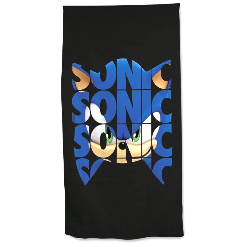 Sonic the Hedgehog cotton beach towel product photo