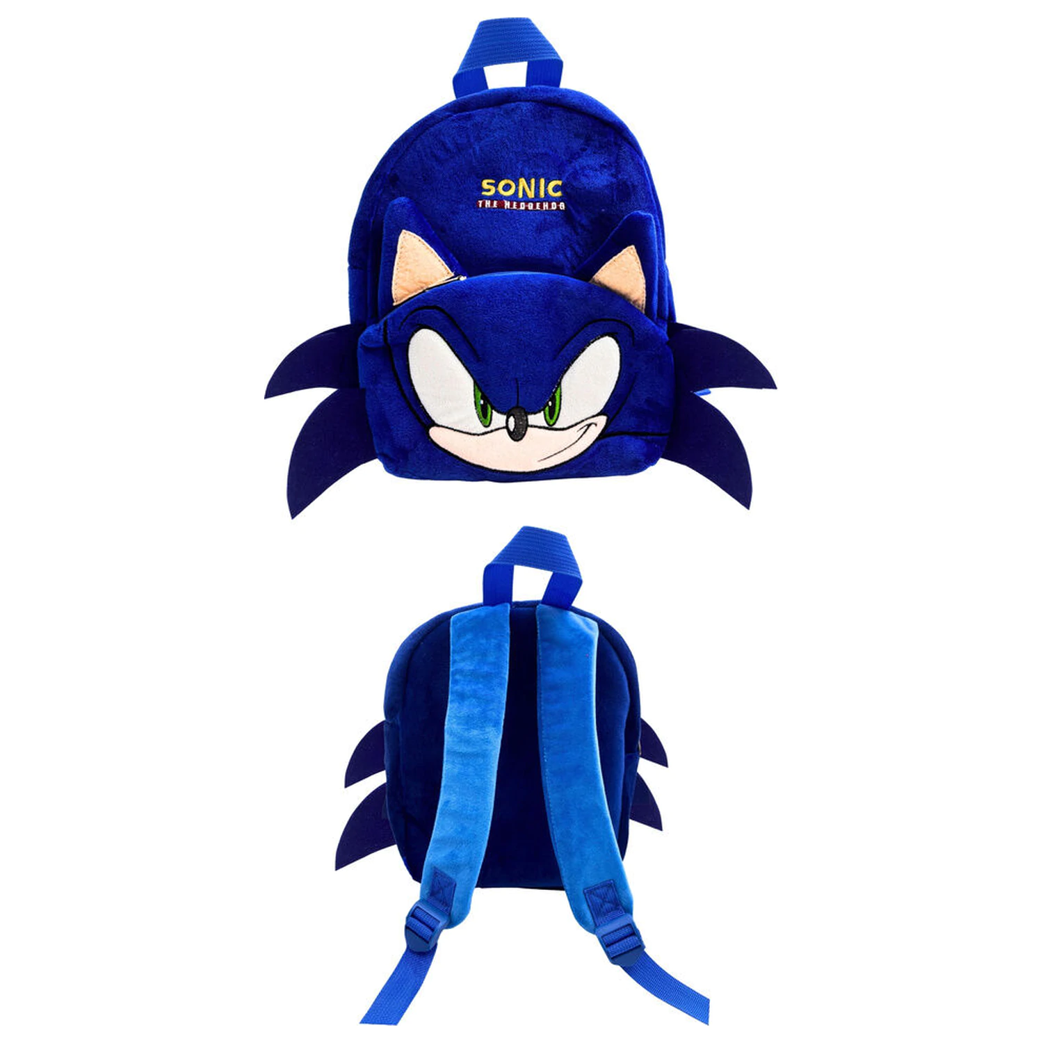 Sonic the Hedgehog plush backpack 30cm product photo
