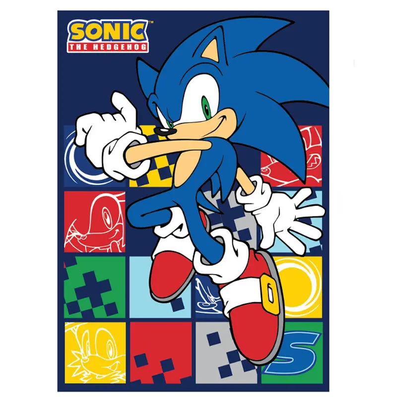 Sonic the Hedgehog polar blanket termékfotó