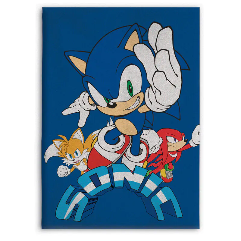 Sonic the Hedgehog polar blanket product photo