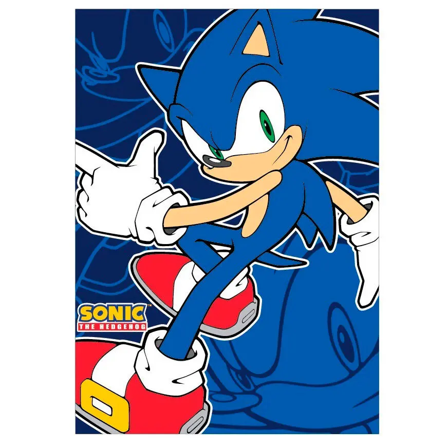 Sonic the Hedgehog polar blanket termékfotó