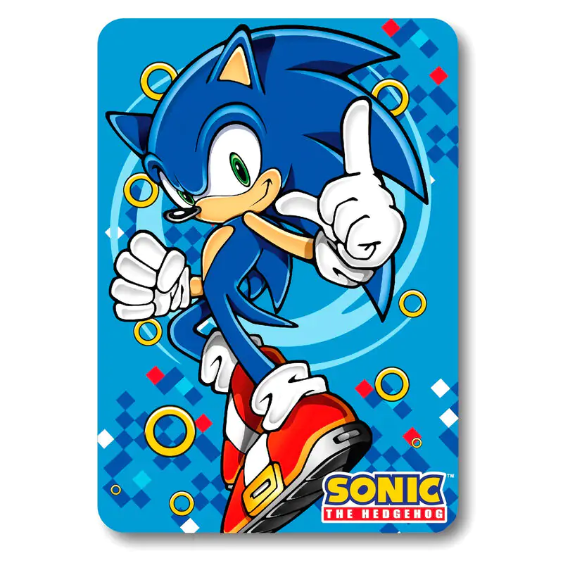 Sonic the Hedgehog polar blanket product photo