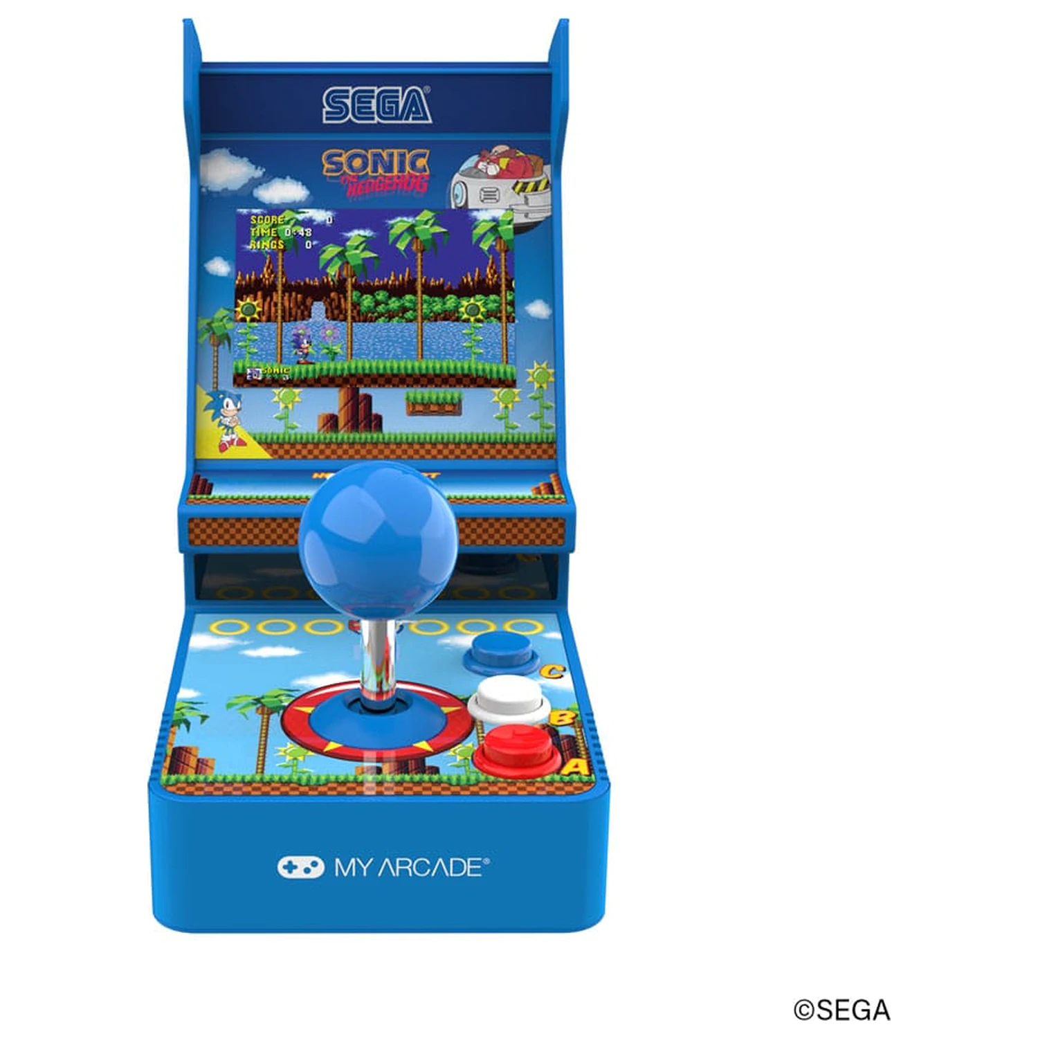 Sonic The Hedgehog Portable Retro Arcade Joystick Player  product photo