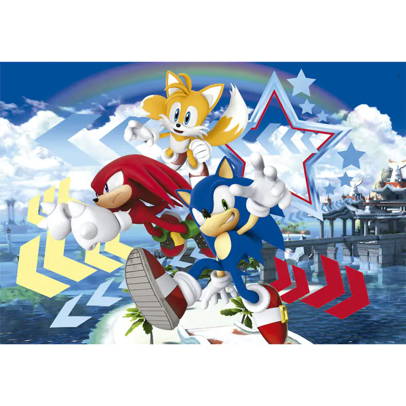 Sonic the Hedgehog puzzle 104pcs product photo