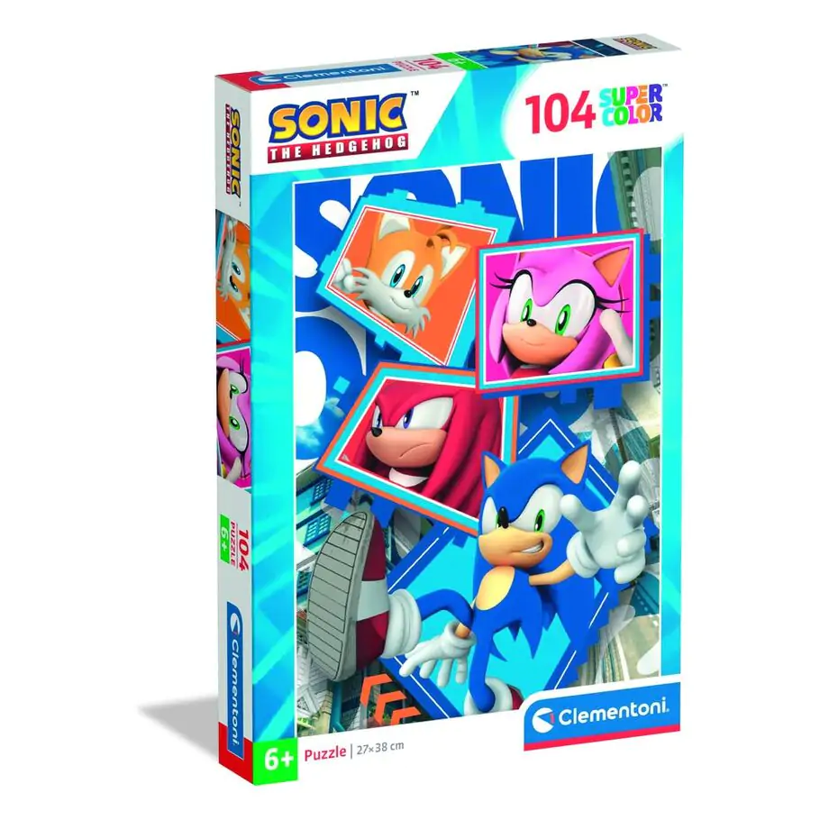 Sonic the Hedgehog puzzle 104pcs product photo