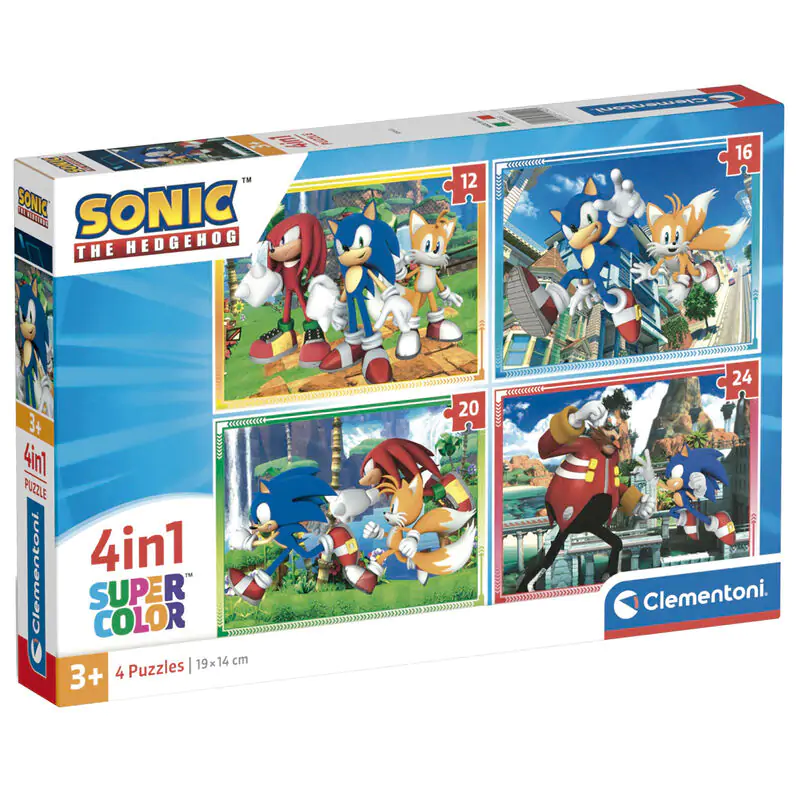 Sonic the Hedgehog puzzle 12-16-20-24pcs product photo