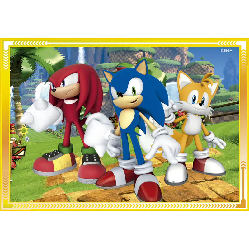 Sonic the Hedgehog puzzle 12-16-20-24pcs product photo