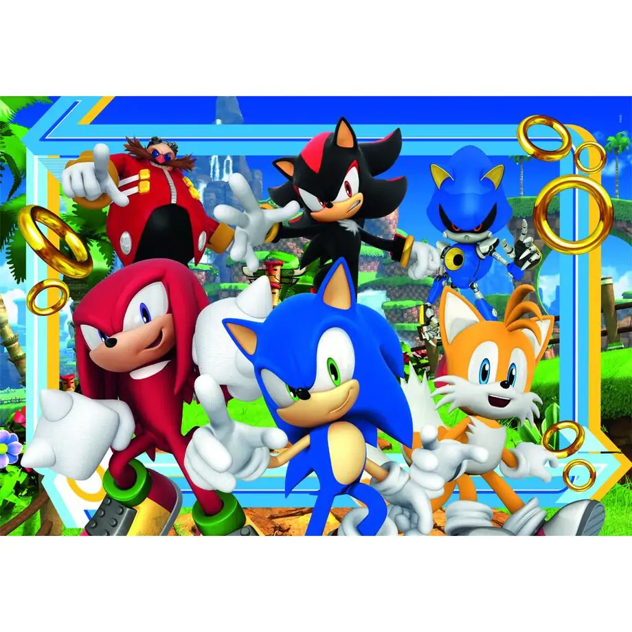 Sonic the Hedgehog puzzle 180pcs product photo