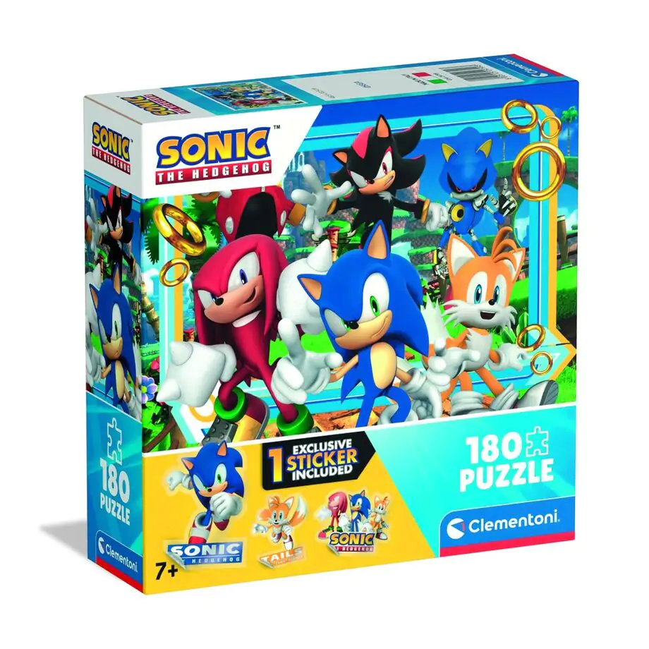 Sonic the Hedgehog puzzle 180pcs product photo