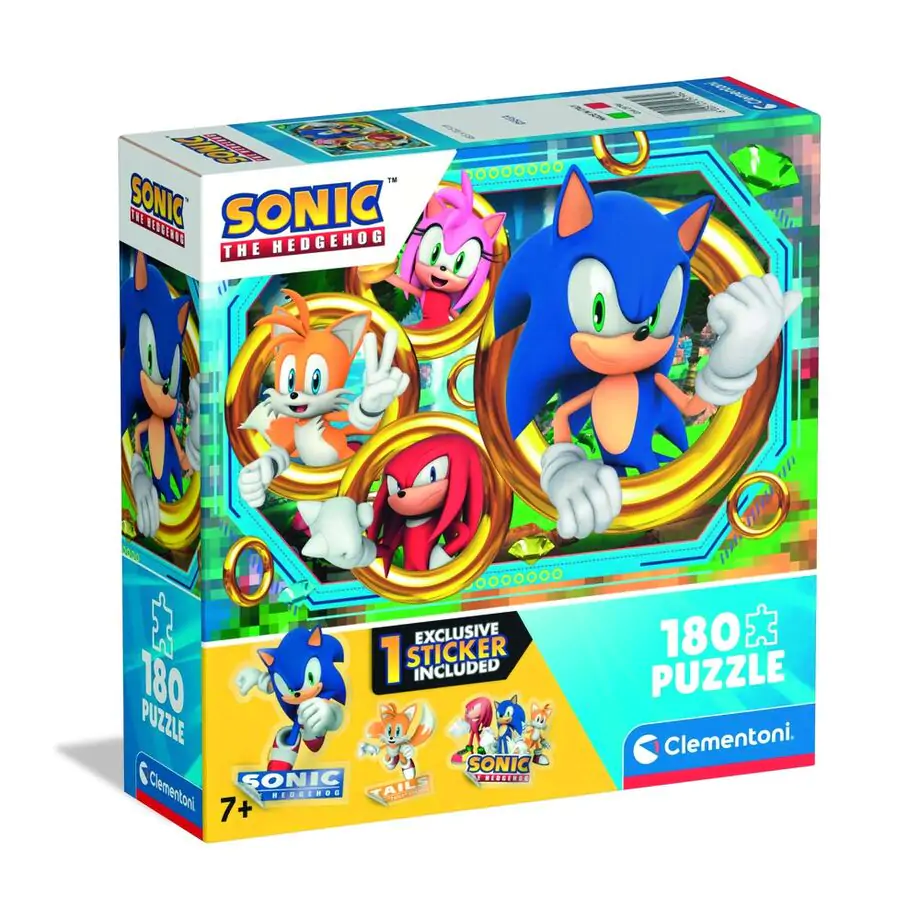 Sonic the Hedgehog puzzle 180pcs product photo