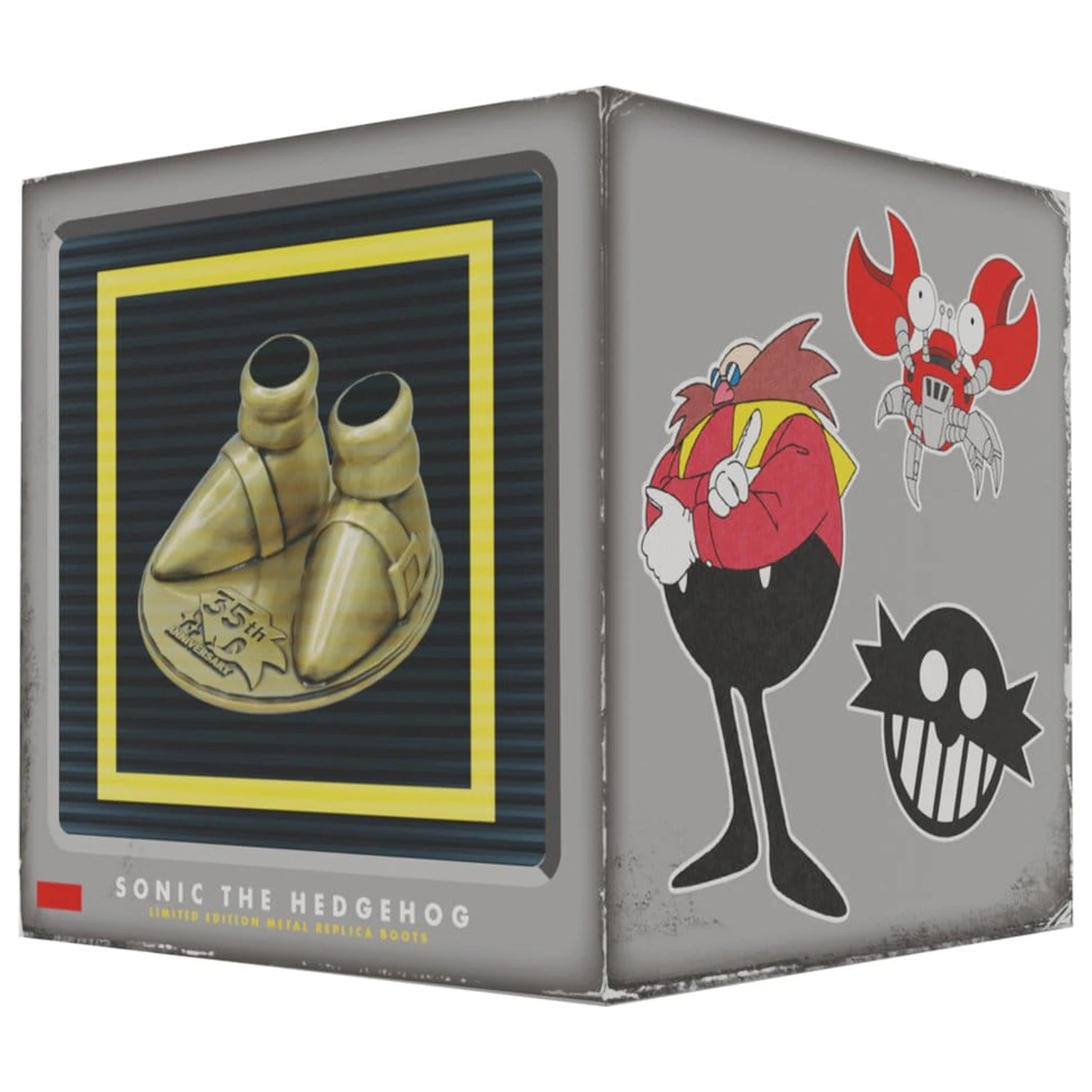 Sonic the Hedgehog Replica 35th Anniversary Metal Boot Limited Edition product photo