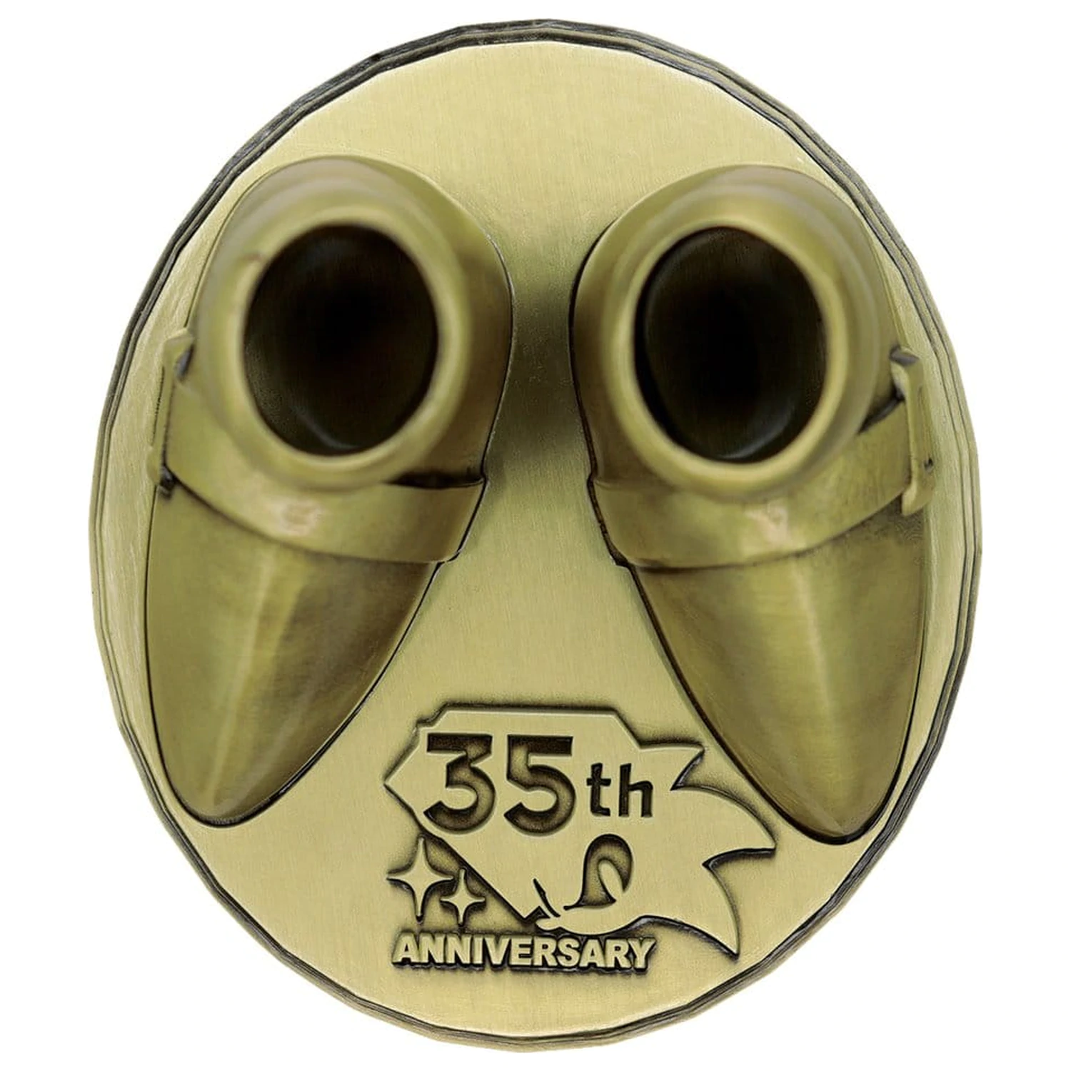 Sonic the Hedgehog Replica 35th Anniversary Metal Boot Limited Edition product photo