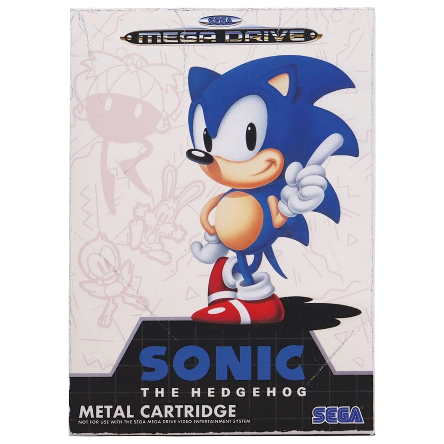 Sonic the Hedgehog Replica Game Cartridge Limited Edition 11 x 7 x 1 cm product photo