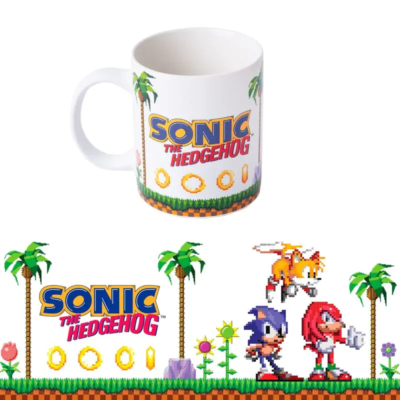 Sonic The Hedgehog Retro Pixel mug 350ml product photo