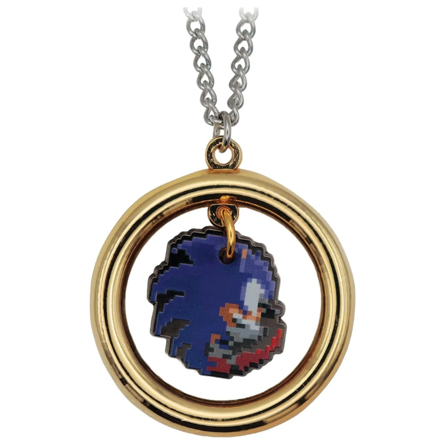 Sonic - The Hedgehog Necklace with Pendant Ring product photo