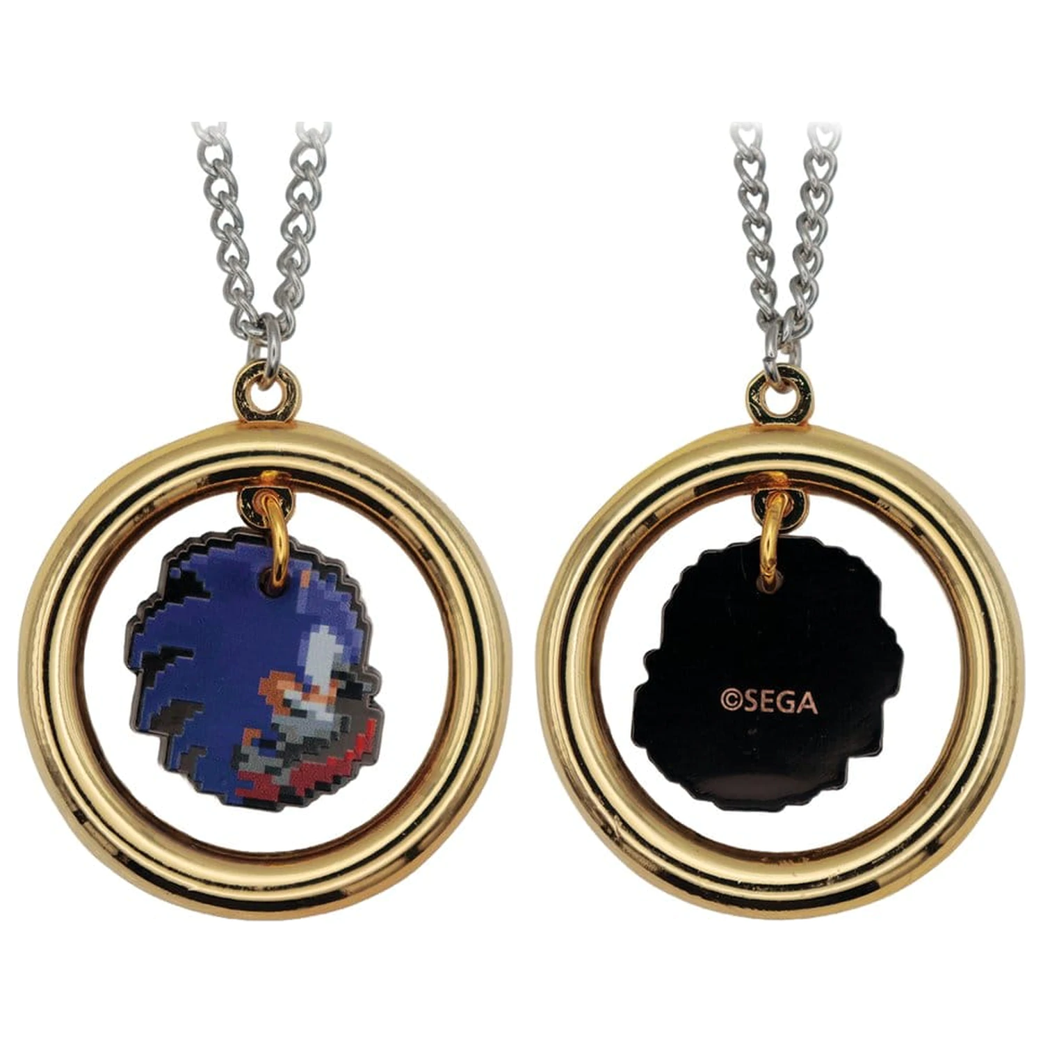 Sonic - The Hedgehog Necklace with Pendant Ring product photo