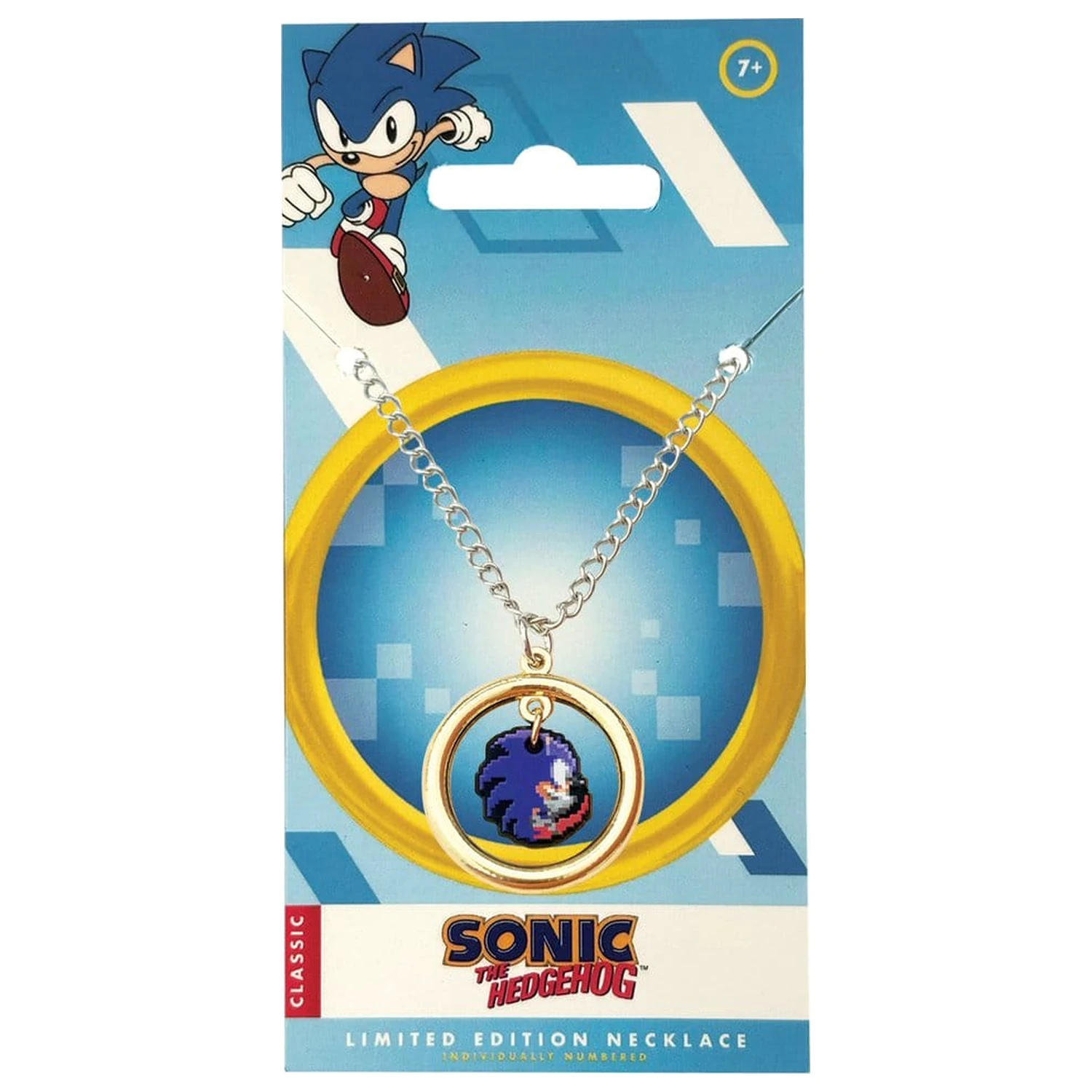 Sonic - The Hedgehog Necklace with Pendant Ring product photo