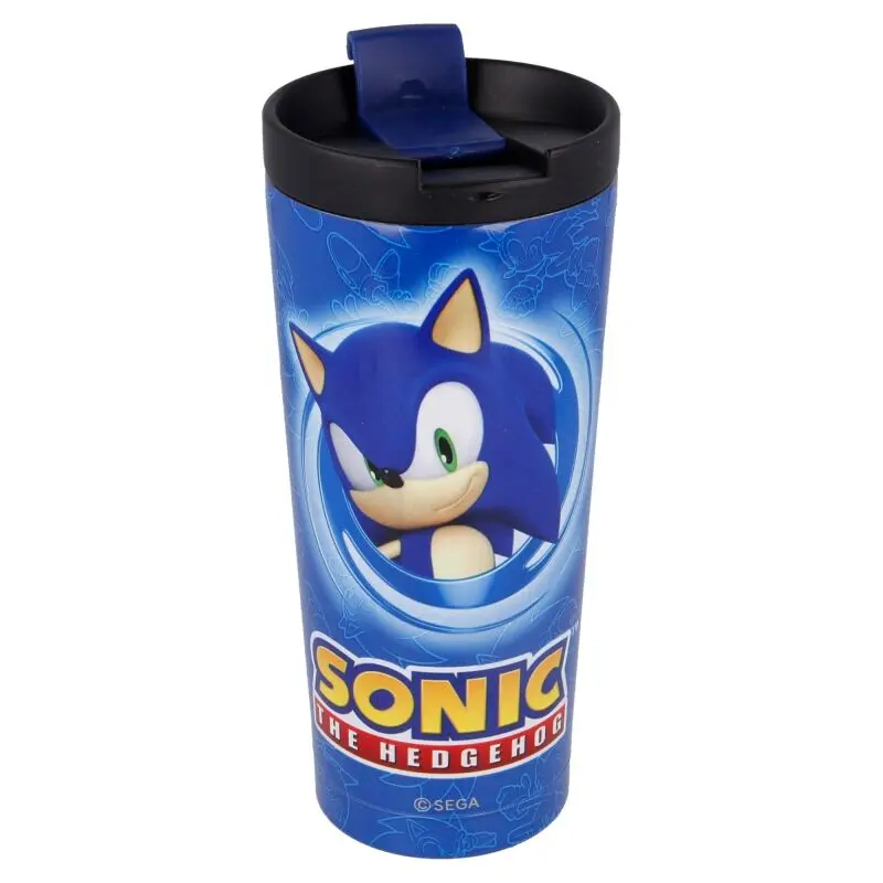 Sonic the Hedgehog stainless steel coffee tumbler 425ml product photo