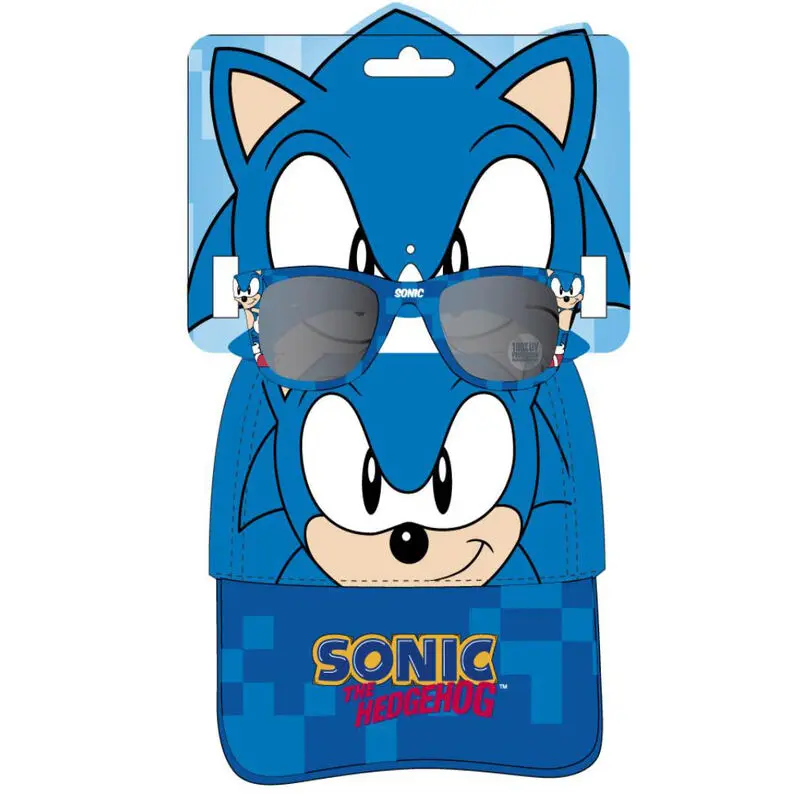 Sonic The Hedgehog set cap + sunglasses termékfotó