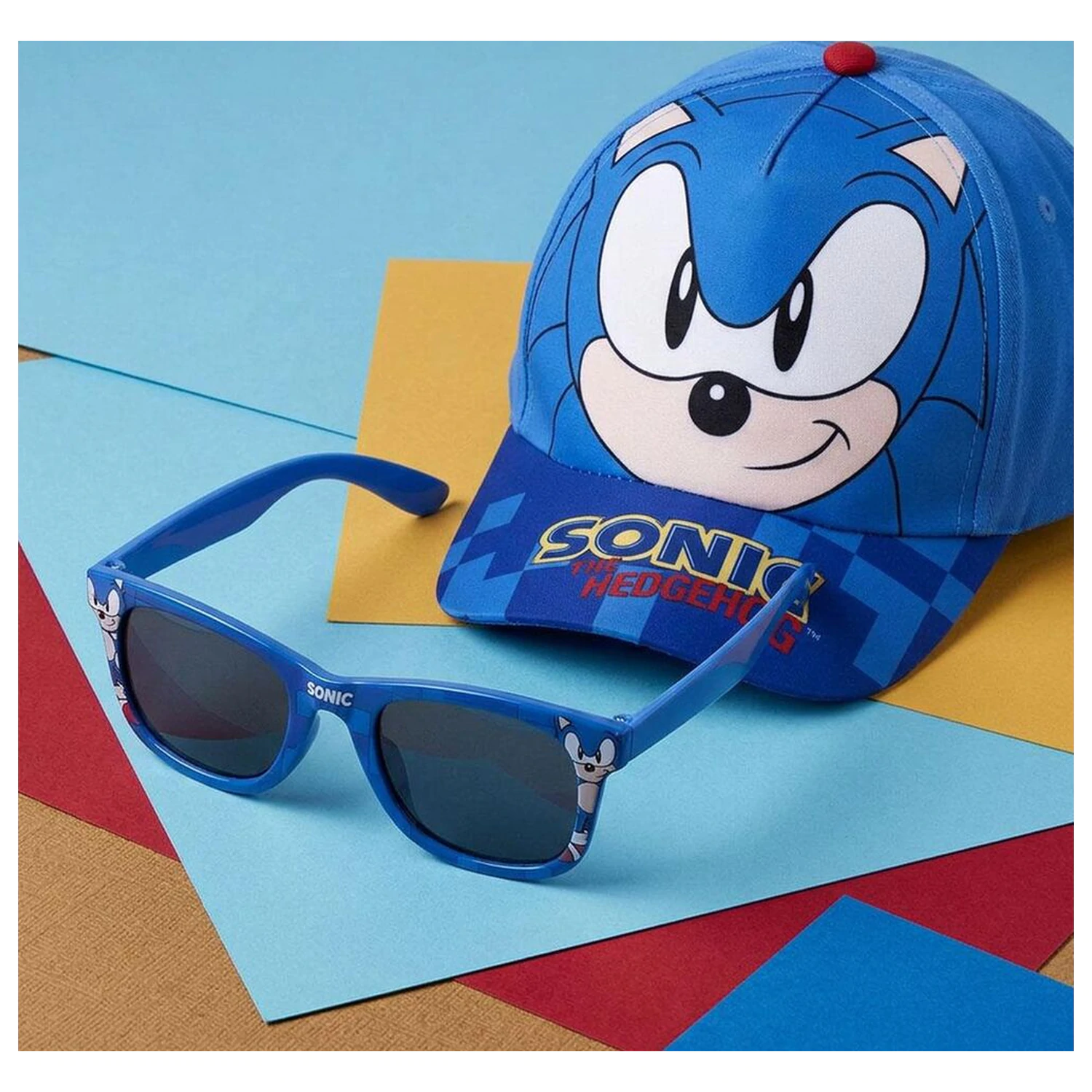 Sonic The Hedgehog set cap + sunglasses product photo