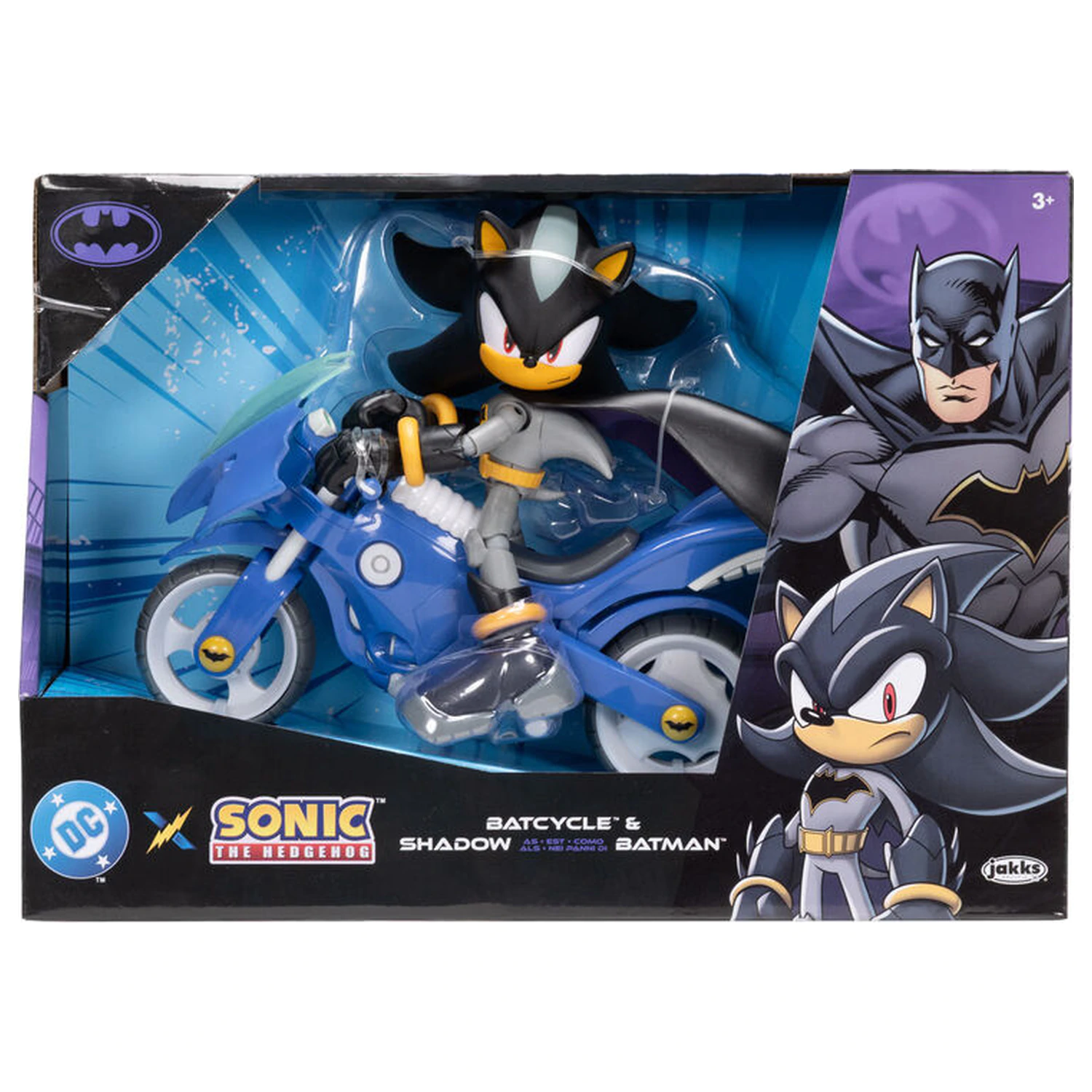 Sonic The Hedgehog Shadow with Batcycle figure 12cm product photo