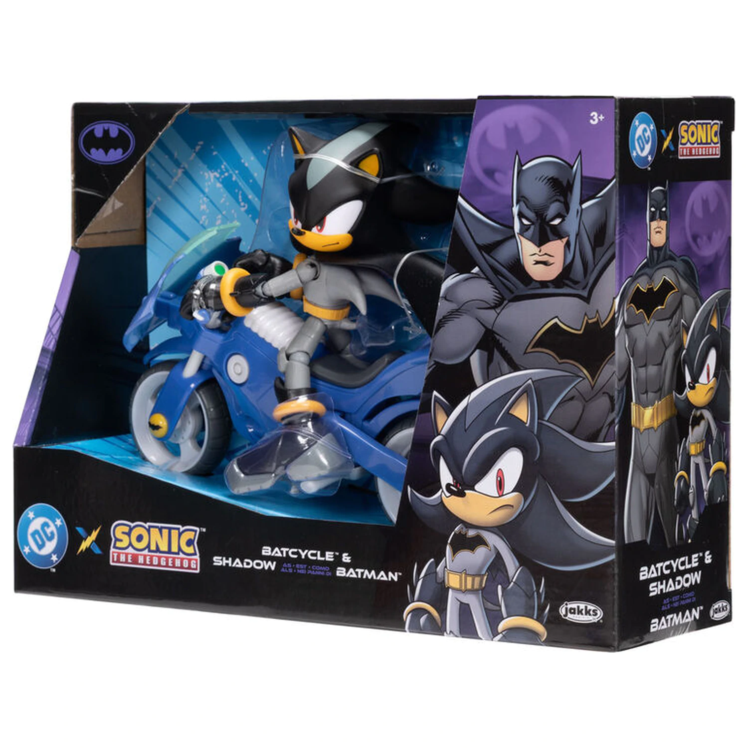 Sonic The Hedgehog Shadow with Batcycle figure 12cm product photo