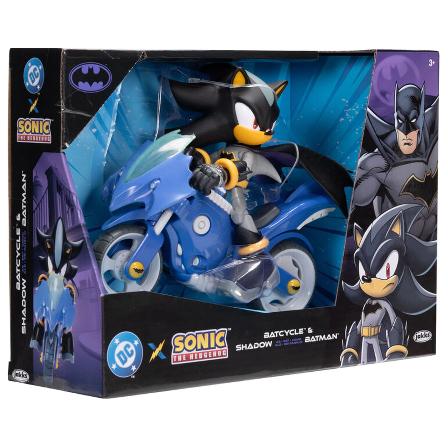 Sonic The Hedgehog Shadow with Batcycle figure 12cm product photo