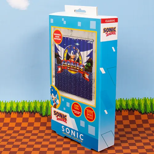 Sonic the Hedgehog Shower Curtain Classic product photo