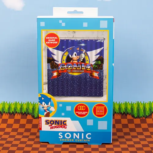 Sonic the Hedgehog Shower Curtain Classic product photo