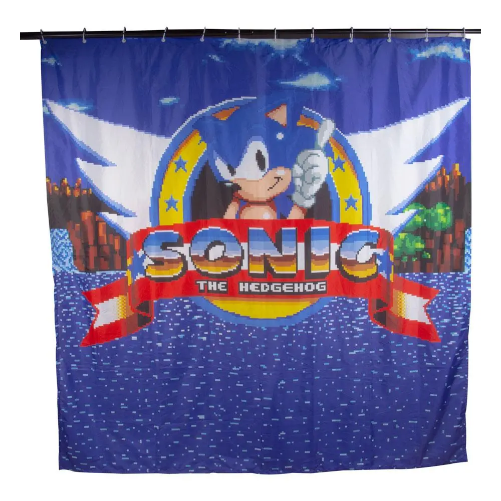 Sonic the Hedgehog Shower Curtain Classic product photo
