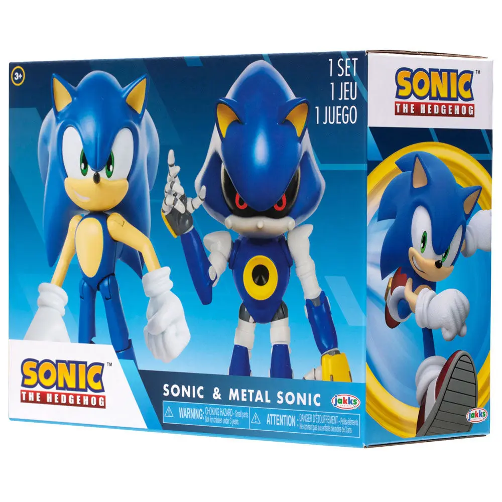 Sonic The Hedgehog Sonic & Metal Sonic set figures 10cm product photo