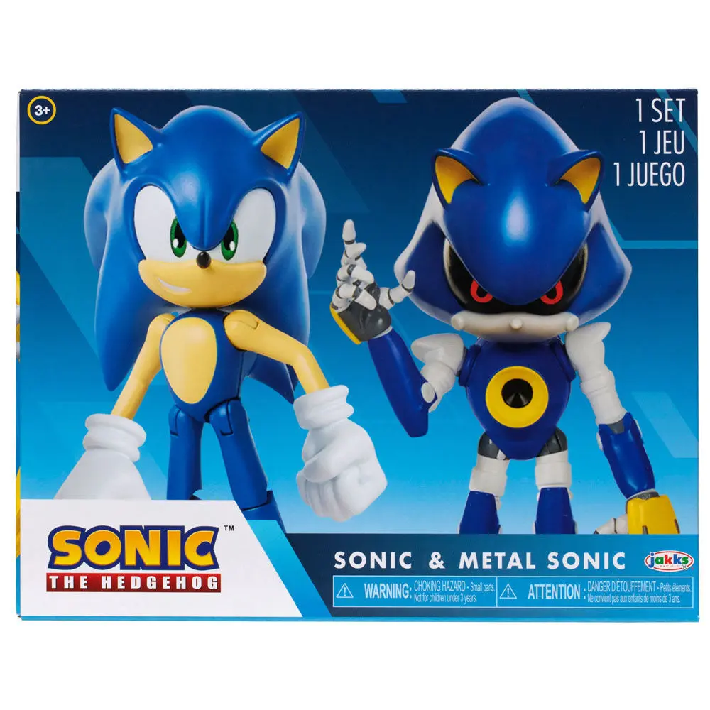 Sonic The Hedgehog Sonic & Metal Sonic set figures 10cm product photo