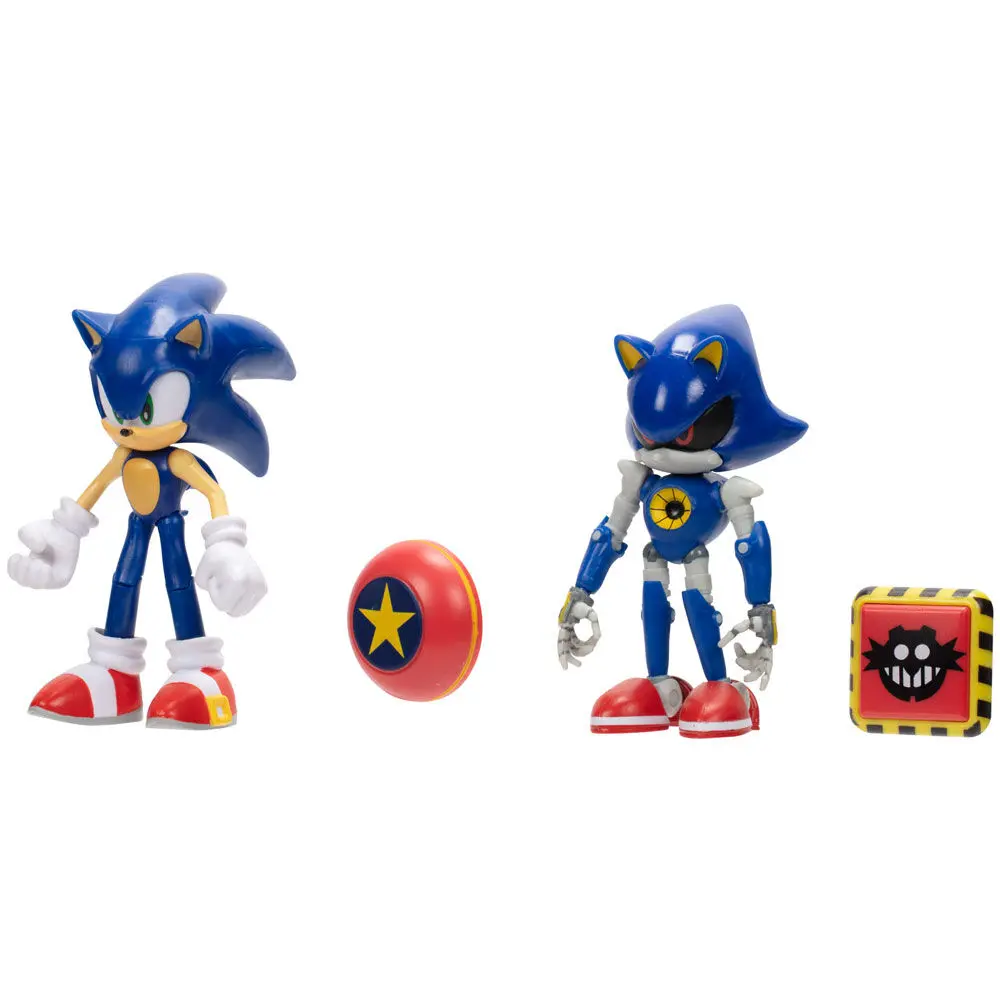 Sonic The Hedgehog Sonic & Metal Sonic set figures 10cm product photo