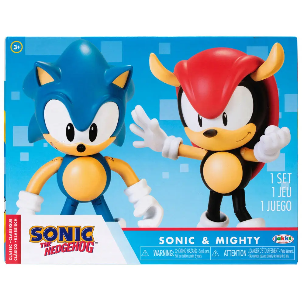 Sonic The Hedgehog Sonic & Mighty Sonic set figures 10cm termékfotó