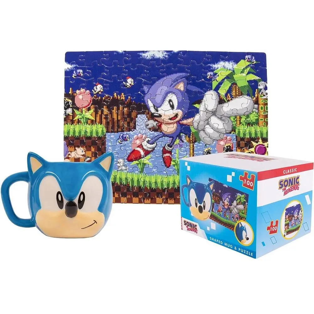 Sonic the Hedgehog Mug & Jigsaw Puzzle Set Sonic termékfotó