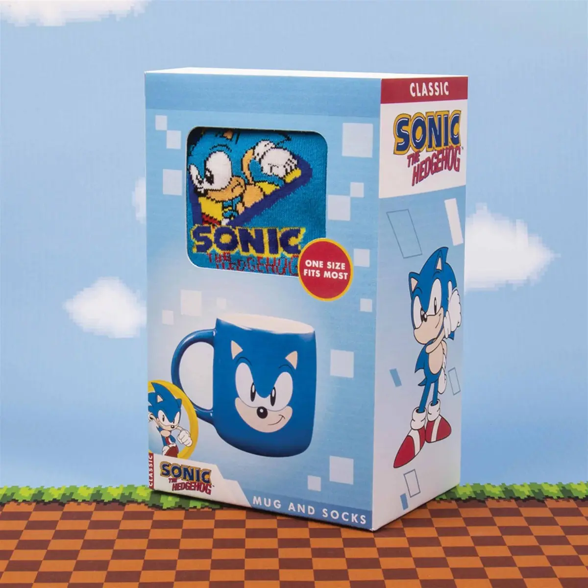 Sonic the Hedgehog Mug & Socks Set Sonic termékfotó