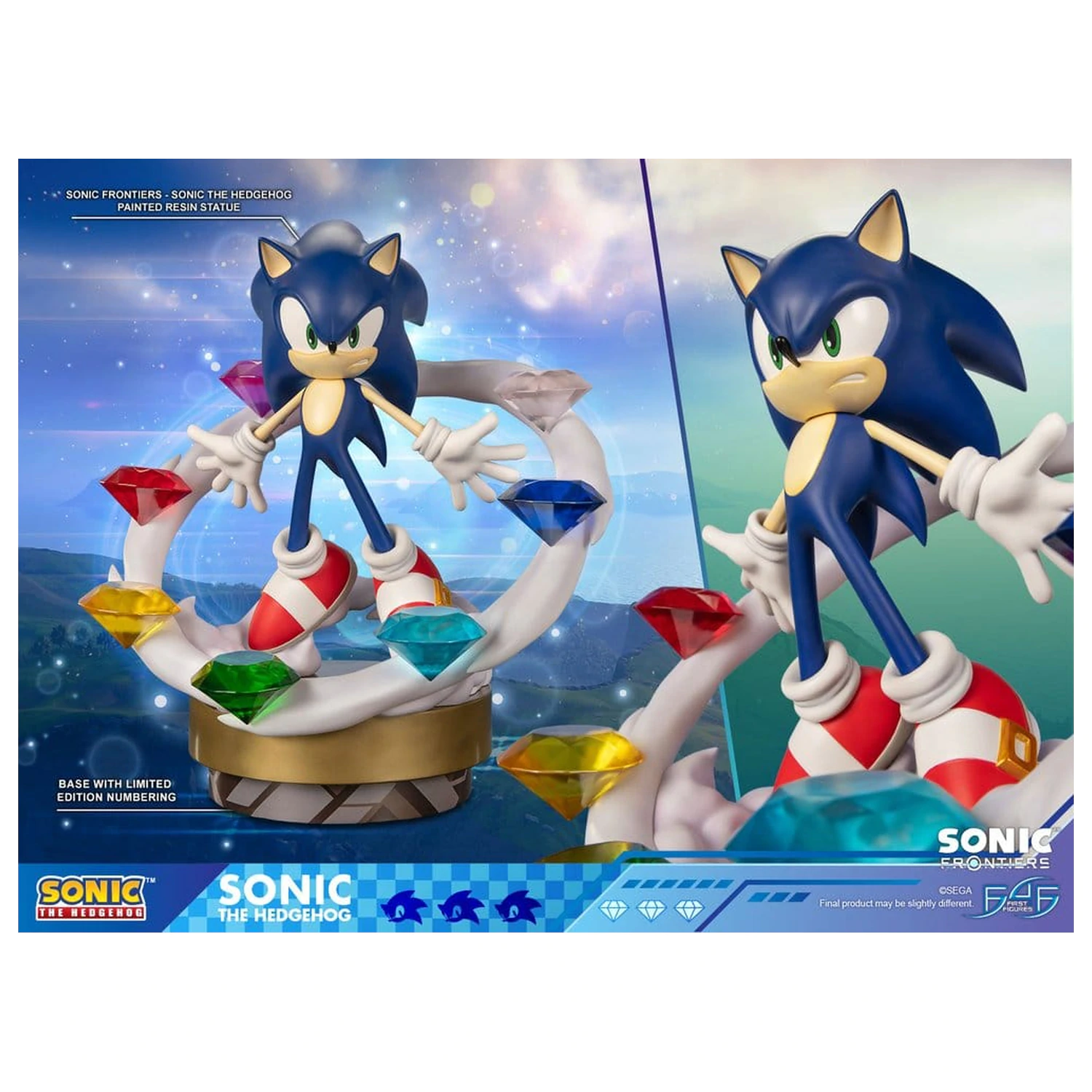 Sonic The Hedgehog Sonic Frontiers Resin Statue Sonic 42 cm product photo